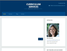 Tablet Screenshot of curriculumservicesassociates.com
